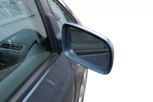 VW Sharan Alhambra elektrischer Spiegel Außenspiegel rechts blau LC5W