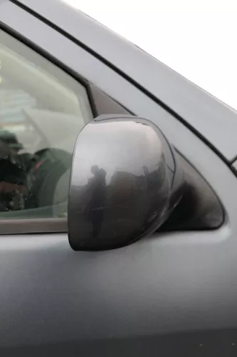 Skoda Fabia 6Y elektrisch Spiegel Außenspiegel rechts mit Glas grau LF7V (184797)