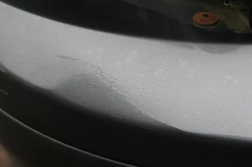 Skoda Fabia 6Y Kombi Stufenhec Stoßstange hinten Heckstoßstange grau LC7V (184802)