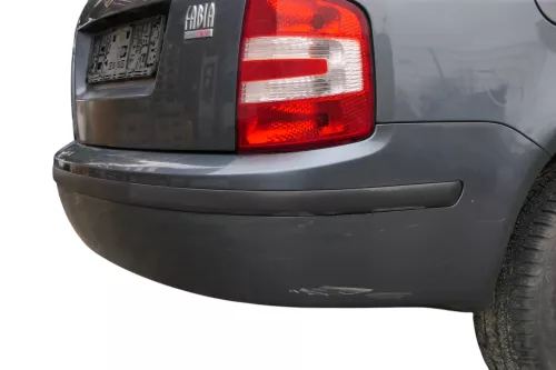 Skoda Fabia 6Y Kombi Stufenhec Stoßstange hinten Heckstoßstange grau LC7V (184802)