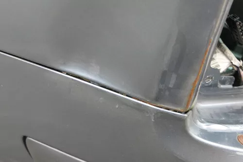 Skoda Fabia 6Y Kombi Stufenhec Stoßstange hinten Heckstoßstange grau LC7V (184802)