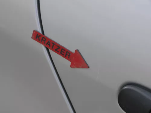 Skoda Fabia 6Y Limousine Schrägheck Tür hinten rechts grau silber LF7T diamantsi (184852)