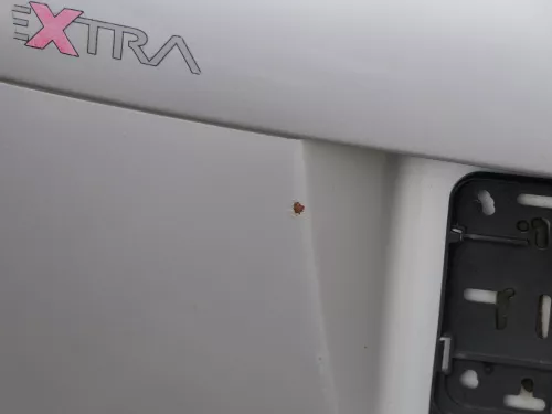 Fabia 6Y6 Schrägheck Heckklappe Kofferraumklappe hinten grau silber LF7T Scheibe (184854)