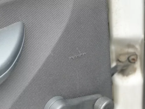 1x Fabia 6Y Kombi Türverkleidung Verkleidung Tür hinten links schwarz anthrazit (184856)