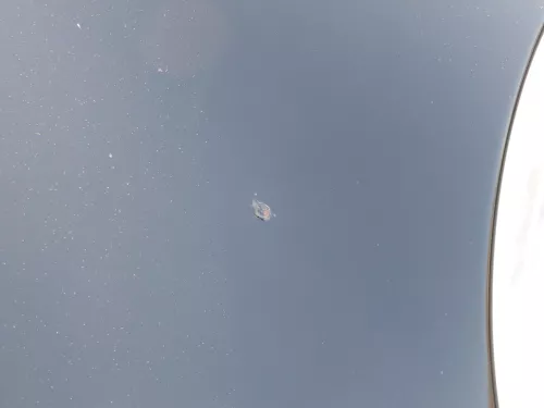 VW Polo 9N Motorhaube Klappe vorne schwarz L041 reflexsilber bisca.Bj.2004 (184876)