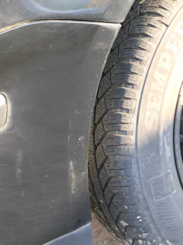 VW Polo 9N Stoßstange Frontstoßstange vorne schwarz L041 (184877)