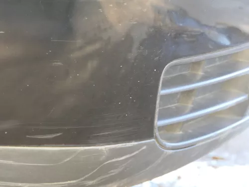 VW Polo 9N Stoßstange Frontstoßstange vorne schwarz L041 (184877)