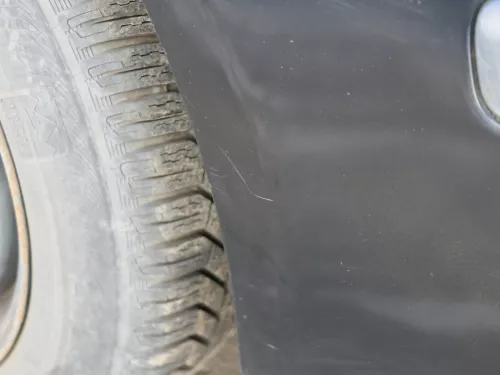 VW Polo 9N Stoßstange Frontstoßstange vorne schwarz L041 (184877)