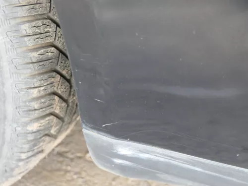 VW Polo 9N Stoßstange Frontstoßstange vorne schwarz L041 (184877)