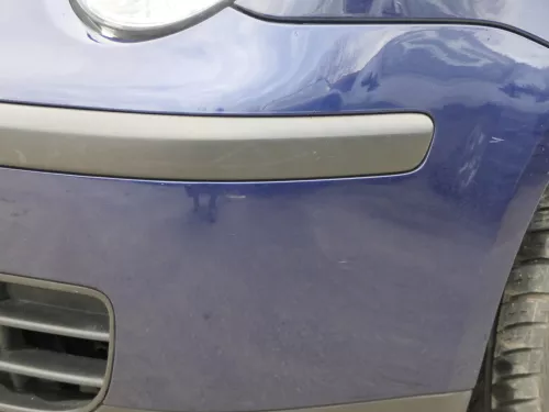 VW Polo 9N Stoßstange Frontstoßstange vorne blau LB5N (184893)