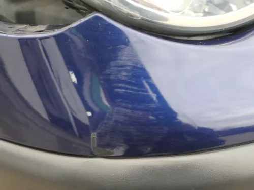 VW Polo 9N Stoßstange Frontstoßstange vorne blau LB5N (184893)