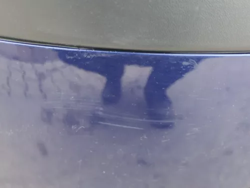 VW Polo 9N Stoßstange Frontstoßstange vorne blau LB5N (184893)