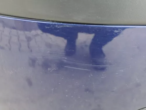 VW Polo 9N Stoßstange Frontstoßstange vorne blau LB5N (184893)