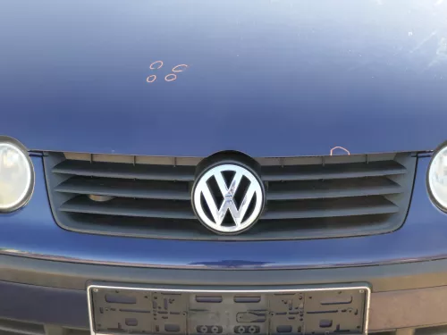 VW Polo 9N Stoßstange Frontstoßstange vorne blau LB5N (184905)