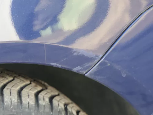 VW Polo 9N Kotflügel vorne rechts blau LB5N bis ca.Bj.2004 (184907)