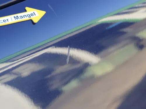 VW Polo 9N Kotflügel vorne rechts blau LB5N bis ca.Bj.2004 (184907)