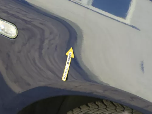 VW Polo 9N Kotflügel vorne rechts blau LB5N bis ca.Bj.2004 (184907)