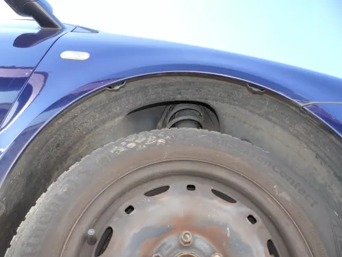 VW Polo 9N Kotflügel vorne rechts blau LB5N bis ca.Bj.2004 (184907)