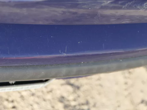 VW Polo 9N 9N3 Stoßstange Heckstoßstange hinten blau LB5N (184917)