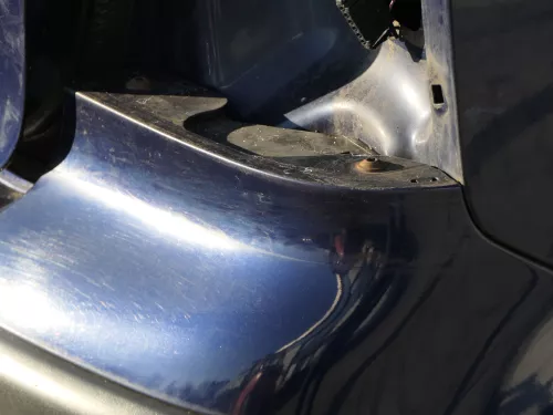 VW Polo 9N 9N3 Stoßstange Heckstoßstange hinten blau LB5N (184917)