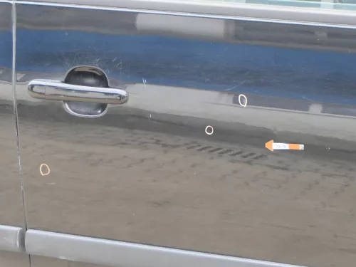 Sharan 7M Tür rechts vorne Beifahrertür schwarz abBj2000 Facelift ohneAnbauteile (184931)