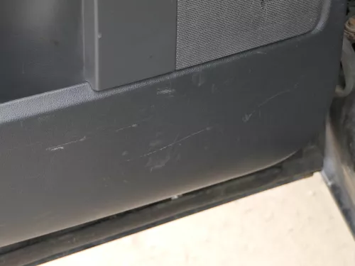 1x VW Sharan 7M Türverkleidung Verkleidung Tür hinten links Facelift anthrazit (184936)