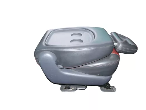 VW Sharan 7M Galaxy 1x Sitz hinten rechts Rücksitz 6+7 Sitz Leder rot (184942)