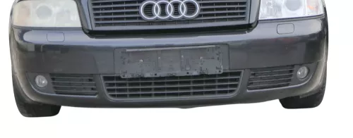 Audi A6 4B Frontstoßstange Stoßstange vorne Stoßfänger schwarz LZ9W Facelift SWR