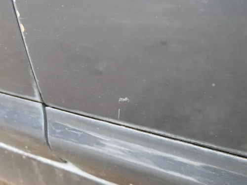 Audi A6 4B C5 Tür Türblatt hinten links nur Türblatt schwarz LZ9W -ohneAnbauteil (184973)