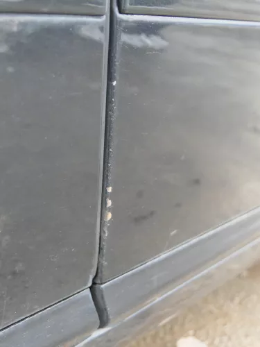 Audi A6 4B C5 Tür Türblatt hinten links nur Türblatt schwarz LZ9W -ohneAnbauteil (184973)