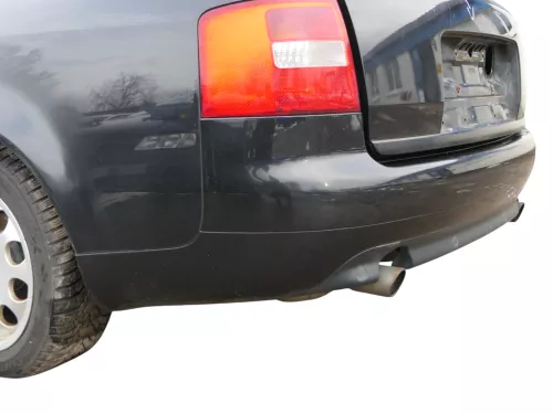 Quattro A6 4B Kombi Stoßstange hinten Heckstoßstange schwarz LZ9W Facelift + PDC (184977)