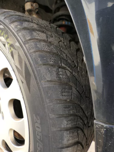 4x A4 B5 A6 4B Alufelgen 205/55 R16 91V Winterreifen Reifen 4B0601025P   7-9mm (184999)