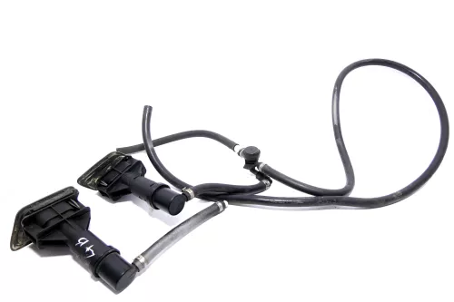 2x A6 4B Allroad Düse Scheinwerferreininungsanlage SWR + Kappen schwarz LZ9W