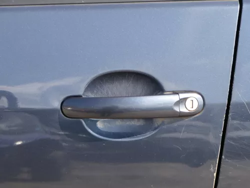 VW Golf Plus 5M Türblatt Tür vorne links Fahrertür grau LC5F -Türblatt +Rahmen (185024)