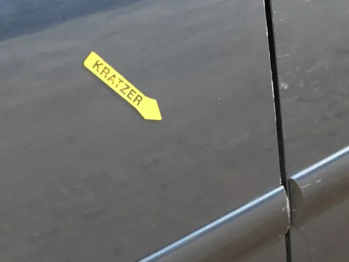 VW Golf Plus 5M Türblatt Tür vorne links Fahrertür grau LC5F -Türblatt +Rahmen (185024)