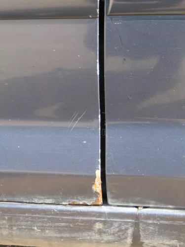 VW Golf Plus 5M Türblatt Tür vorne links Fahrertür grau LC5F -Türblatt +Rahmen (185024)