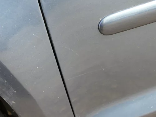 VW Golf Plus 5M Tür hinten links silber blau LC5F - mit Rahmen (185025)