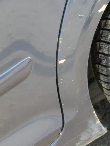 VW Golf Plus 5M Tür hinten links silber blau LC5F - mit Rahmen (185025)