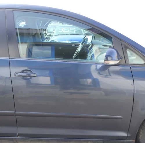 VW Golf Plus 5M Tür vorne rechts Beifahrertür blau LC5F Türblatt + Rahmen