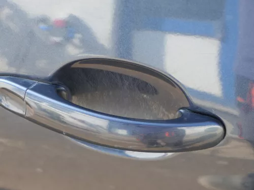 VW Golf Plus 5M Tür vorne rechts Beifahrertür blau LC5F Türblatt + Rahmen (185026)