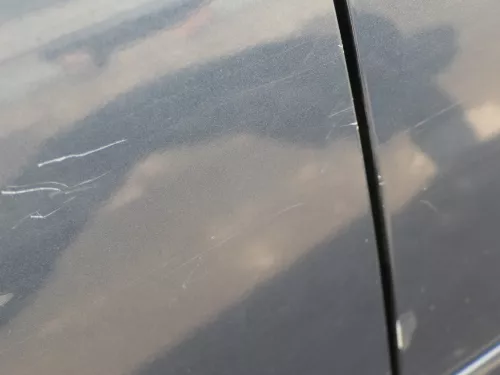 VW Golf Plus 5M 6 521 Türblatt Tür hinten rechts blau LC5F + Rahmen (185027)