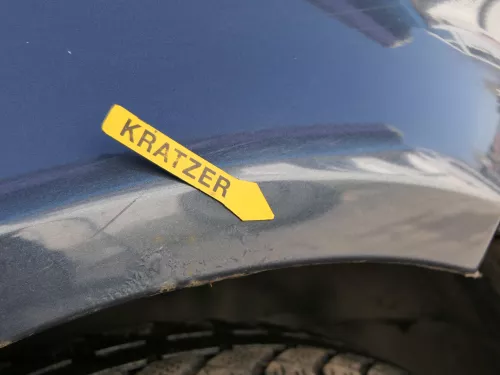 VW Golf 5 V Plus 5M1 Kotflügel vorne rechts blau LC5F (185028)