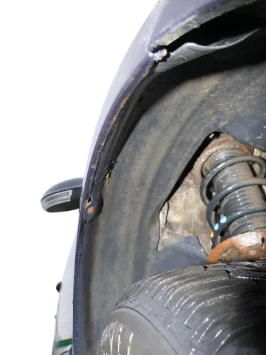 VW Golf 5 V Plus 5M1 Kotflügel vorne rechts blau LC5F (185028)