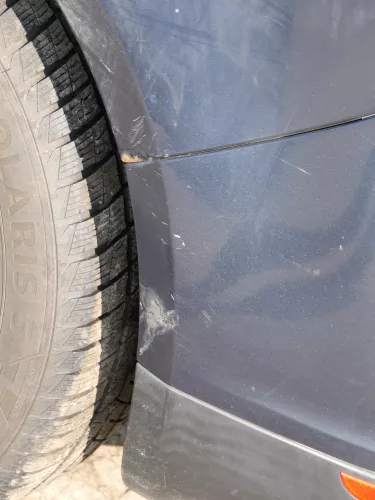 Golf 5 5M1 Plus Stoßstange hinten Heckstoßstange Stoßfänger blau LC5F PDC (185031)