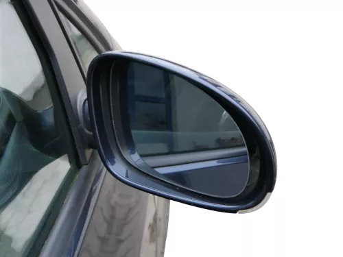 Golf 5 5M Plus elektrischer Spiegel Außenspiegel rechts Blinker blau LC5F memory (185034)