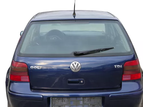 Golf 4 Limousine Heckklappe Kofferraumklappe Klappe hinten blau LB5N -ohneAnb