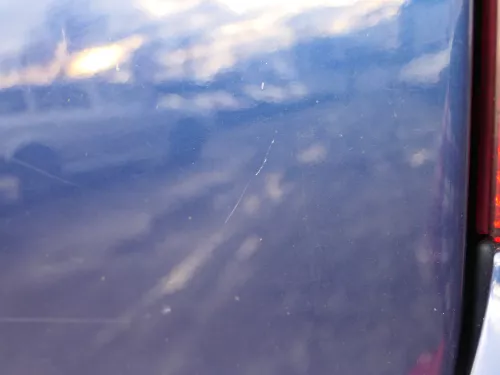 Golf 4 Limousine Heckklappe Kofferraumklappe Klappe hinten blau LB5N -ohneAnb (185084)