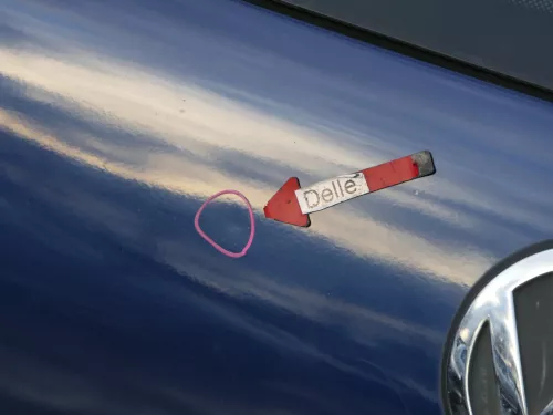 Golf 4 Limousine Heckklappe Kofferraumklappe Klappe hinten blau LB5N -ohneAnb (185084)