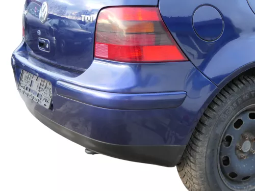 VW Golf 4 Limousine Stoßstange hinten Heckstoßstange Stoßfänger blau LB5N (185085)