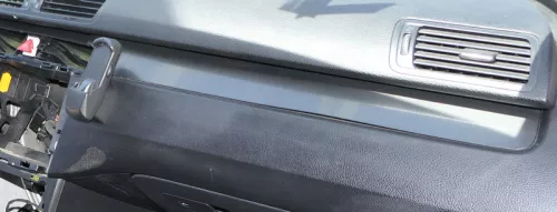 Passat 3C Mittelkonsole Verkleidung Klappe Abdeckung Dekor silber matt chrom Asc (185105)